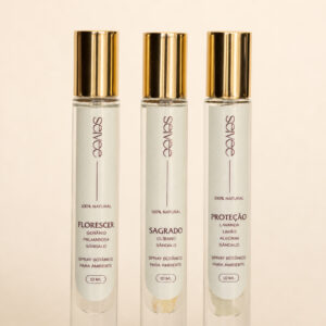 Set · Sprays botânicos · Florescer · Sagrado · Proteção